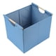 thumbnail image 1 of REGALWOVEN REGALWOVEN Caja de Almacenamiento de Tela con Tapa de Asas de Madera, Organizador Plegable para Estantes, Solución de Almacenamiento Azul 15*12.8*12.8, 1 of 6