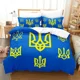 thumbnail image 1 of 3D Print Ukrainian Flag UKRAINE Bedding Set Duvet Cover Bed Set Quilt Cover Pillowcase Comforter king Queen Size Boys Adult, 1 of 5
