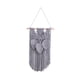 thumbnail image 1 of Tapiz Colgante De Pared De Macramé Con Borlas De Hojas, Adorno De Pared Elegante Para Telón De Fondo, Gris, 1 of 3