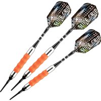 Darts Viper Sure Grip Soft Tip, 18 G, Naranja, Niquelado Y Plateado