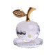 thumbnail image 1 of Crystal Apple Figurine Pisapapeles Adorno Decoración Para El Hogar Coleccionables Regalo Blanco, 1 of 5