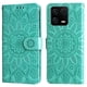 thumbnail image 5 of Funda tipo cartera FOXDOCK para Xiaomi 13 Pro , diseño girasol en relieve, cuero PU, cierre magnético, soporte y tarjetero, 5 of 5