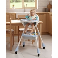 Myl Todo Hogar - Silla De Comer Para Bebé Multifuncional 3 En 1 Azul