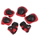 thumbnail image 1 of REGALWOVEN 6PCS Conjunto de Equipo de Protección para Patinaje Rodilleras Coderas Muñequeras Soporte Protector Rojo, 1 of 6