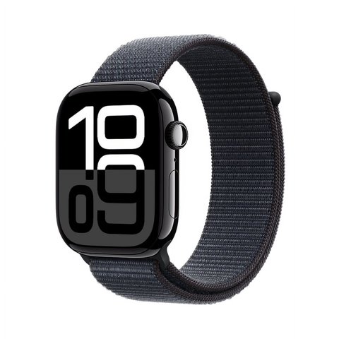 Apple - Watch Series 10 Gps 46Mm Aluminum Case Sport Loop -