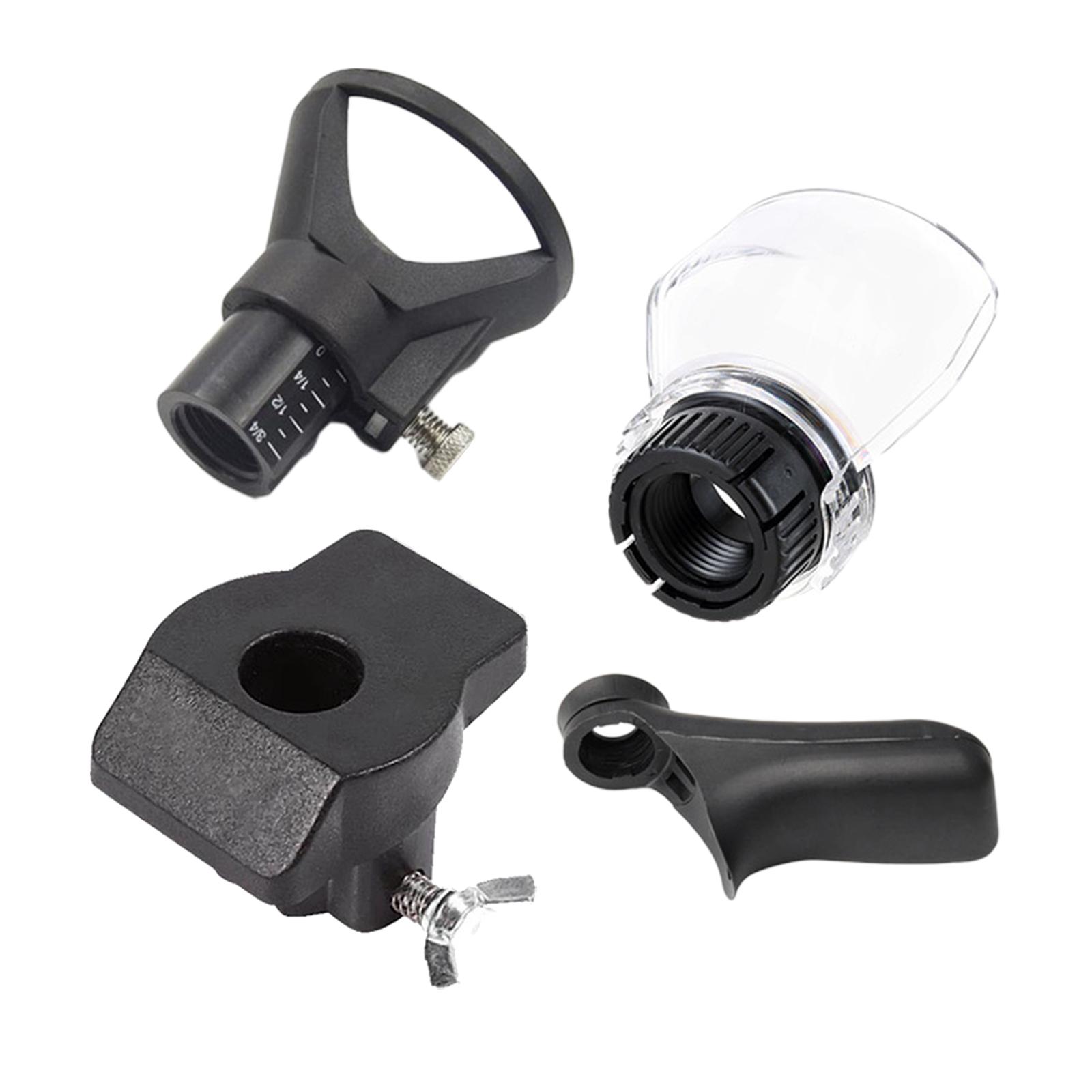 Magideal - 4X Kit De Herramientas Eléctricas Rotativas Profesionales, Accesorios De Herramientas Eléctricas De Grabado, Mango De Agarre, Guía De Lijado, Pulido,