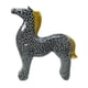 thumbnail image 2 of Escultura Abstracta De Animal Figura De Resina Negro, 2 of 3