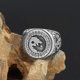 thumbnail image 2 of Anillo Nordico Vikingo Lobo Hombre Moda Masculina 2022 m1, 2 of 3