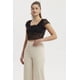 thumbnail image 2 of Polera Mujer Encaje Con Lazo Negro, 2 of 4