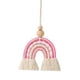 thumbnail image 4 of Colgante bohemio Adorno colgante para coche Espejo retrovisor interior Decoración Arte Boho Macrame Encanto para apartamento, dormitorio, guardería, Rosado, 4 of 5
