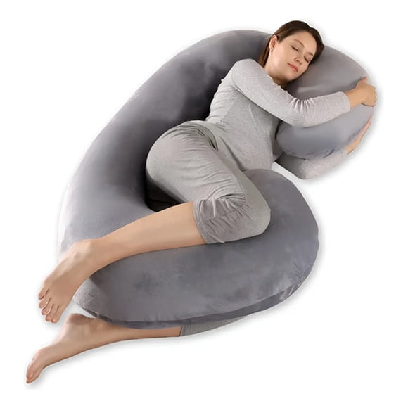 Cojín Maternal De Lactancia Embarazadas Almohada Babynest Gris