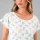thumbnail image 3 of Pijamas Top Cuadrado + Short Flores Mujer 33861-247, 3 of 4