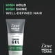 thumbnail image 2 of Gel de peinado DOVE MEN + CARE Strong Hold 200 ml (paquete de 3), 2 of 3