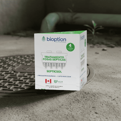 Tratamiento Fosa Séptica Bioption Septicsol 4 Sobres