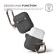 thumbnail image 2 of Funda de silicona con llavero elago para AirPods, 2 of 7