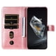 thumbnail image 4 of Funda con Cremallera para OnePlus 12, Carcasa Cartera de Cuero PU con Soporte y Tarjetero, 4 of 6