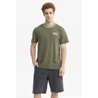Fashionspark - Polera Hombre Regular Print Verde Militar