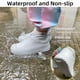 thumbnail image 3 of Cubrezapatos impermeables de silicona antideslizantes LSDWL para lluvia, color gris, 3 of 6