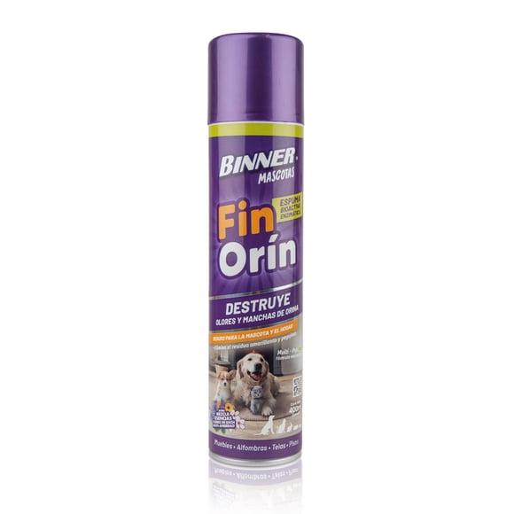 Binner Eliminador de Orina de Mascotas en Aerosol 400 ml
