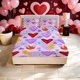 thumbnail image 1 of Love Eyes Wallpaper Printed Fitted Sheet and Pillowcase Set Soft and Breathable for All Seasons an Essential for Bedroom or Dorm Decoration Perfect Gift for Val, 1 of 1