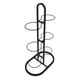 thumbnail image 5 of Estante De Almacenamiento De Pelotas De Baloncesto Multifuncional De Metal Para Gimnasio Interior, Rugby, 6 Niveles, Negro, 5 of 5