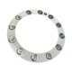 thumbnail image 1 of Cymbals Ching Rings 12 Campanas De Una Sola Fila Pandereta De Bombo Para Tambor De 14 Pulgadas, 1 of 5