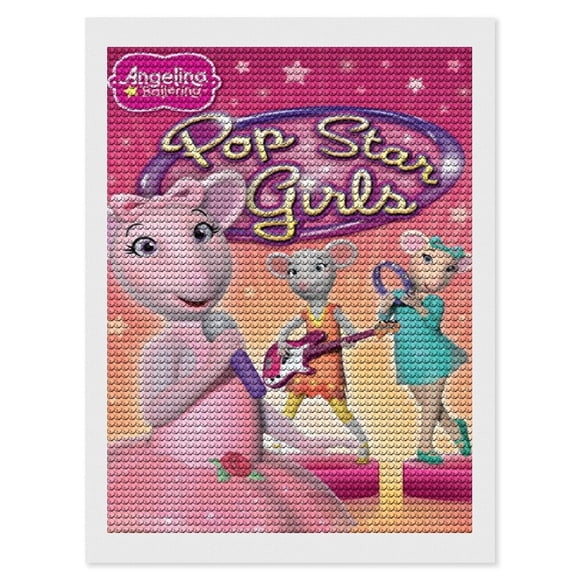 Angelina Ballerina Kits de Pintura de Diamantes para Adultos