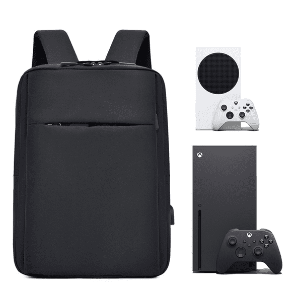 Funda de almacenamiento portátil para mandos de PlayStation 5/PS4 Slim/Pro/Xbox Series X/S/Xbox One - Bolsa organizadora de viaje duradera con compartimento acolchado-Negro