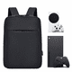 thumbnail image 1 of Funda de almacenamiento portátil para mandos de PlayStation 5/PS4 Slim/Pro/Xbox Series X/S/Xbox One - Bolsa organizadora de viaje duradera con compartimento acolchado-Negro, 1 of 5
