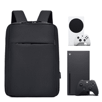 Genérico - Funda De Almacenamiento Portátil Para Mandos De Playstation 5/Ps4 Slim/Pro/Xbox Series X/S/Xbox One - Bolsa Organizadora De Viaje Duradera Con Compartimento Acolchado-Negro