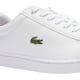 thumbnail image 3 of Zapatilla Lacoste Hydez Leather para mujer blanca/dorada talla 9.5, 3 of 3