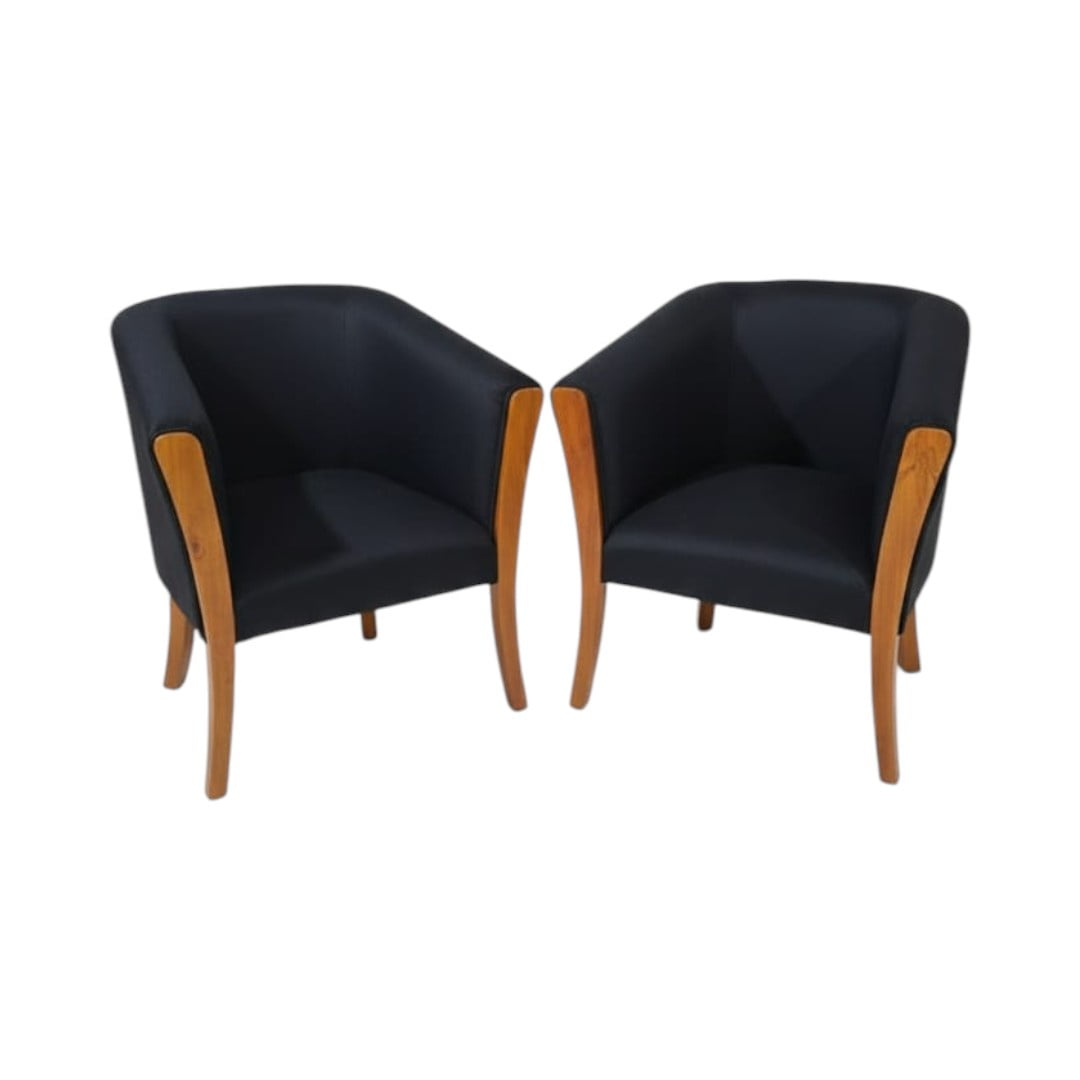 Diseños Valestrini - Sitiales Esmeralda Lino Negro