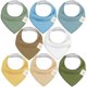 thumbnail image 1 of KeaBabies 8-Pack Organic Baby Bandana Bibs for Drooling and Teething, 1 of 3