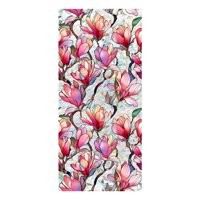 Bothyi - Adhesivo Estático De Doble Cara Con Diseño De Flores Para Ventana De Coche