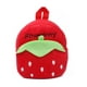 thumbnail image 2 of Cute Strawberry Plush Backpack Cartoon Animal Mini School Bags Candy Bag for Kids Baby Girl Boy Gift 1-3 Years, 2 of 3