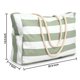 thumbnail image 4 of Bolsa de playa Becokan grande impermeable para mujer con cremallera, 4 of 7