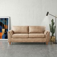 Latam Home - Sofa Milan 3C Con Resortes Pocket Cuero Kentucky Beige