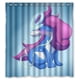 thumbnail image 1 of Cortina de ducha de Pokémon Pocket Monster Suicune con ganchos (167 x 183 cm), 1 of 3