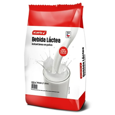Bebida Láctea En Polvo Bolsa 800 Acuenta