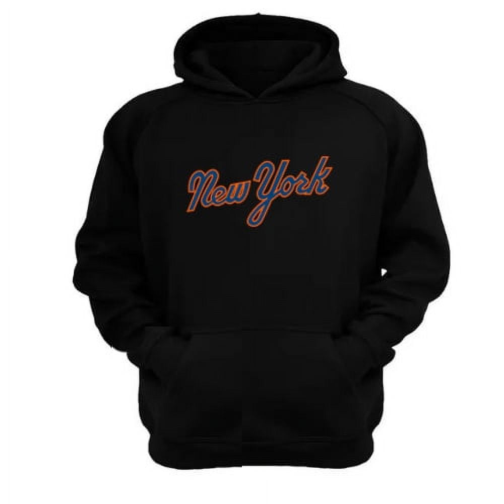 Genérico - Polerón Canguro New York Negro Talla Xs Unisex