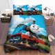 thumbnail image 1 of Thomas Train Running Fast On Railway Quilt Duvet Cover Set Super Bedspread, 1 of 3