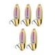 thumbnail image 1 of 5 Piezas Cucharas De Pesca Señuelos Metal Vertical Bass Cebos Y Señuelos Agua Dulce Oro 35g, 1 of 5