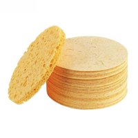 Magideal - Esponjas Faciales De Limpieza, Esponjas Faciales Comprimidas Blancas Que Limpian La Esponja De Lavado De Cara De Algodón De Pulpa De Madera Esponjas , 50 Pcs