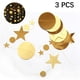 thumbnail image 2 of Guirnaldas de fiesta Twinkle Little Star con purpurina, lunas y estrellas colgantes, decoraciones para cumpleaños infantiles, baby shower, bodas, Ramadán, EID, graduación, suministros para fiestas, 2 of 8