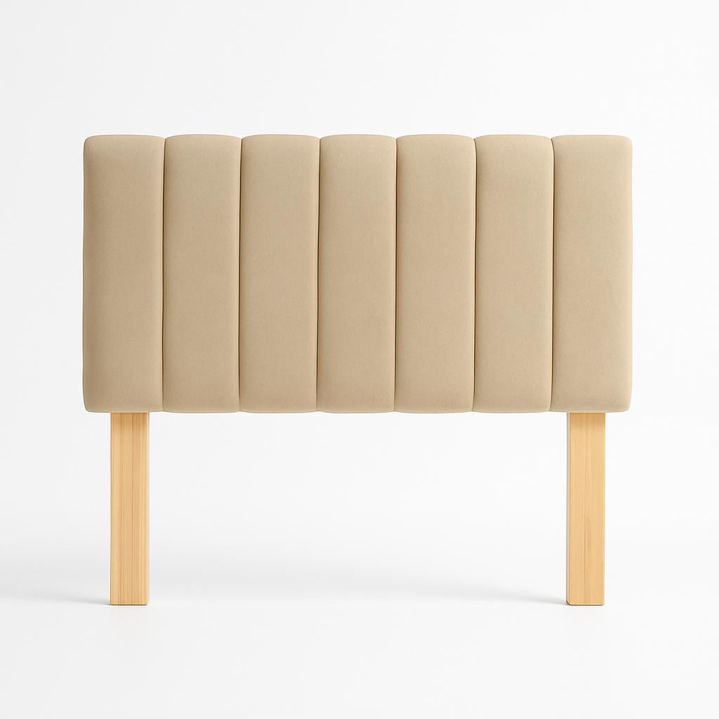 Ethan Desing - Respaldo 2 Plazas Tubular Beige