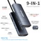 thumbnail image 2 of Hub de salida de vídeo USB C VANGREE 9 en 1 con 4K @60Hz HDMI 100W PD, 2 of 9