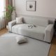 thumbnail image 3 of suxuMhao Funda para Sofá, Funda de Sofá de Terciopelo Jacquard, 1 Pieza para Loveseat de 2 Plazas, 57-72.8 Pulgadas Gris Claro, Fundas Elásticas para Sofá, Fundas para Sofá de Sala de Estar,, 3 of 5