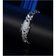 thumbnail image 5 of Cadenas de Pulsera de Eslabones Cubanos para Hombre Transparentes 5A+ CZ Pulsera de Diamante Simulado para Hombre Chapado en Oro Blanco de 18K Plata de Ley 925 Joyería de Pulsera para Hombre 18-20CM, 5 of 8