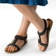 thumbnail image 2 of Sandalia Casual Plana Pedrería Mujer Weide Jn721, 2 of 10