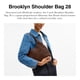 thumbnail image 3 of Bolso de hombro Coach Brooklyn 28 de 28 cm, gamuza y cuero, 3 of 6